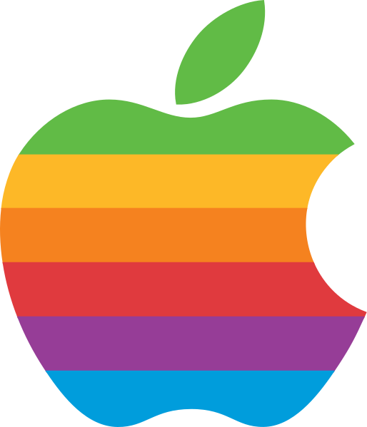 Soubor:Apple Computer Logo rainbow.svg